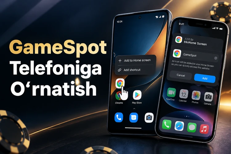 GameSpot Telefoniga O‘rnatish