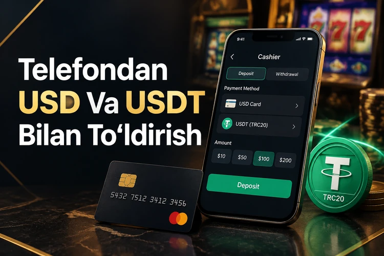 Telefondan USD Va USDT Bilan To‘ldirish