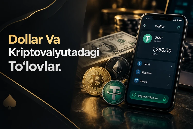 Dollar Va Kriptovalyutadagi To‘lovlar